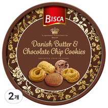 BISCA 데니쉬 버터 초코칩 쿠키, 454g, 2개
