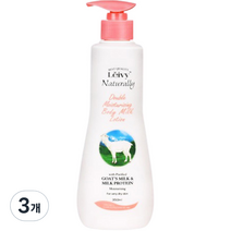 Leivy 산양유 바디로션 플로럴 코튼향, 350ml, 3개