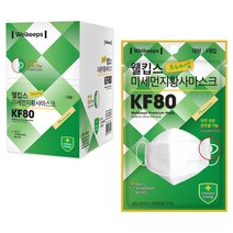 웰킵스 프리미엄 미세먼지황사마스크 대형 KF80, 25개, 1개