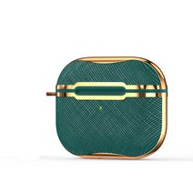 크리스탈라인 에어팟프로 케이스, 그린골드