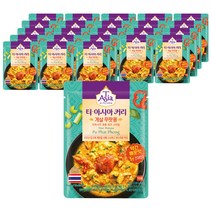 티아시아키친 게살 푸팟퐁 커리 전자레인지용, 170g, 24개