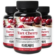 뉴트리디데이 프리미엄 타트체리 타블렛, 3개, 45g
