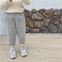 아르베 아동용 크레용 기모 밴딩 조거 팬츠