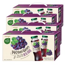 자연은 포도 100 음료, 180ml, 48개입