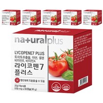 내츄럴플러스 라이코펜7 플러스 영양제, 60캡슐, 6개