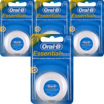 오랄비 왁스 치실 50m, 1개입, 4개