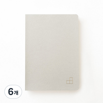 이든디자인 A5 반양장 모눈 G 노트, 6개