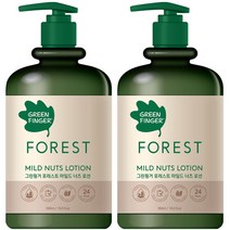 그린핑거 포레스트 마일드 너츠 바디로션, 2개, 500ml