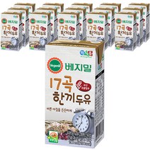 베지밀 17곡 한끼두유, 190ml, 16개