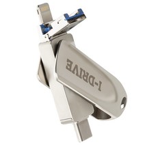 아이몰 OTG젠더 USB 3.0 + 8PIN + C타입 데이터 전송 일체형 외장메모리 IDRIVE, 64GB