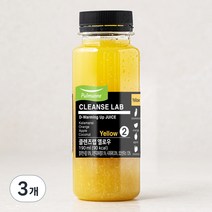 풀무원녹즙 클렌즈랩 옐로우 주스, 190ml, 3개