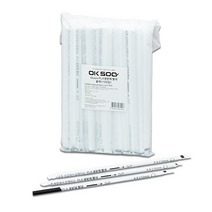 oksoo 생분해 PLA 빨대 블랙 6 x 210 mm, 100개입, 10개