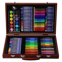 드림아트 미술세트 우드케이스 MS-110W, 혼합 색상, 1세트