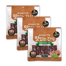 웅자오빠가 만든 맛있는 간식 오리 하드 슬라이스 250g, 3개