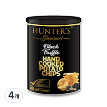 헌터스고메 수제 감자칩 블랙트러플, 150g, 4개