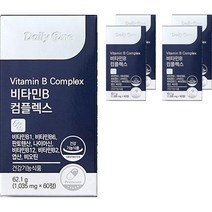 데일리원 비타민B 컴플렉스, 60정, 5통