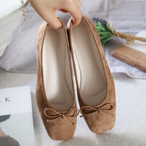 라블 리본 미들힐 플랫슈즈 3.5cm