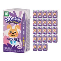 남양유업 야채채움 주스 키즈 115ml, 보라(포도), 120ml, 24개