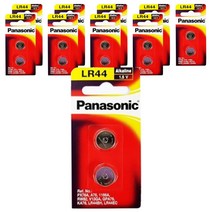 파나소닉 알카라인 코인형 건전지 LR44, 2개입, 10개