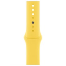 Apple 정품 애플워치 스포츠 밴드, 42/44/45mm, Regular, 레몬제스트