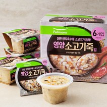 풀무원 영양 소고기죽 컵, 260g, 6개