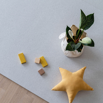 따사룸 PVC 롤매트 18mm, 마블그레이