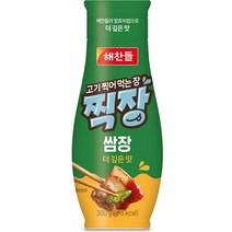 해찬들 고기 찍어 먹는 장 찍장 쌈장, 300g, 1개