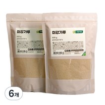 자연지인 미강가루, 6개, 500g