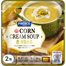 오뚜기 프레스코 콘크림스프, 180g, 2개