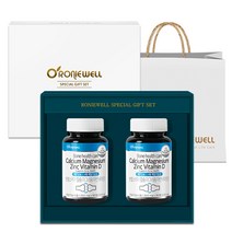로니웰 본헬스케어 칼슘 마그네슘 아연 비타민D 선물세트 + 쇼핑백, 90정, 2개