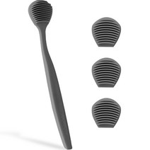 디어커스 혀자손 혀클리너 딥그레이 본품 + 리필용 헤드 3p 세트, 37.5g, 1세트