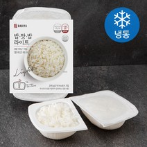 밥이야 밥맛밥라이트 쌀밥 (냉동), 200g, 3개