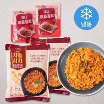 한끼의품격 차돌김치 볶음밥 300g x 2팩 + 미니볶음 김치 80g x 2팩 (냉동), 1세트