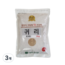 대한농산 귀리, 2kg, 3개