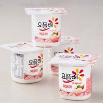 요플레 복숭아 멀티 85g, 4개입