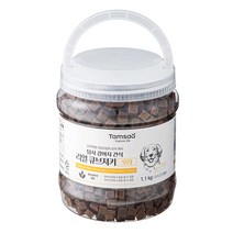 탐사 강아지 리얼 큐브 져키 오리 1.1kg