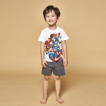 어벤져스 남아용 액션 5부 상하복 세트