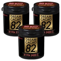 롯데웰푸드 드림카카오 82%, 86g, 3개