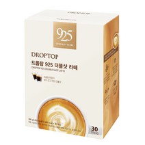 드롭탑 925 더블샷라떼 커피믹스, 13g, 30개