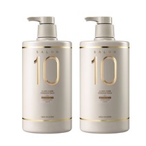 미쟝센 살롱 플러스 클리닉 10 에센스 헤어팩 극손상 모발용, 2개, 990ml