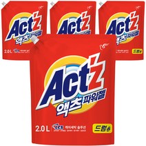 액츠 파워젤 2.0L 드럼용, 2L, 4개