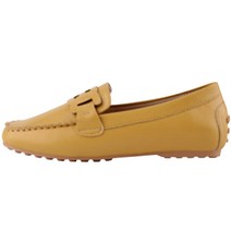 단골언니 여성용 브릴레 드라이빙 가죽 로퍼