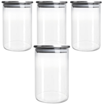 차이나다 스테인리스 원형 밀폐용기 250ml, 4개, 단품