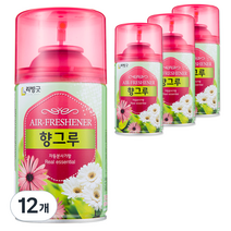 리빙굿 향그루 자동분사기 본품, 280ml, 12개, 애플향
