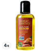 데저트에센스 100% 퓨어 호호바오일, 4개, 59ml