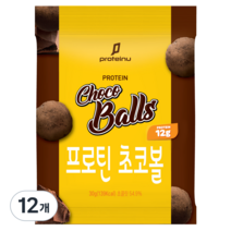 프로틴유 프로틴 초코볼, 30g, 12개