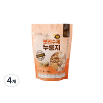 보리 수제 누룽지, 400g, 4개
