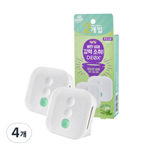 에어후레쉬 데옥스 화장실용 비치형 방향제 2p, 12ml, 4개, 허브향