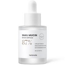허브노트 스네일 리페어 앰플, 1개, 45ml