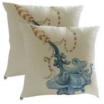 이코디 수채화 애니멀 쿠션커버 1 2입